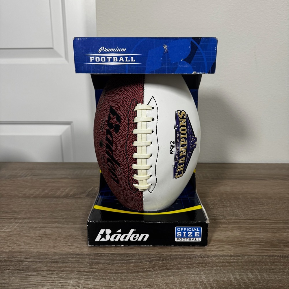 Baden Washington Huskies 2016 Pac-12 Champions Official Size Football New in Box